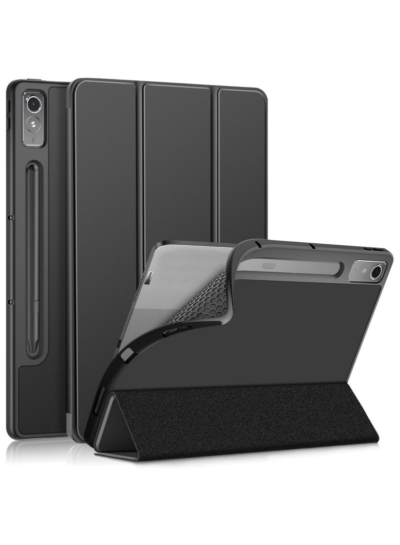 Smart Case Compatible with Lenovo Tab P12/Tab Pad Pro 12.7 Inch Tablet Case, Shockproof Soft TPU Case with Automatic Wake/sleep Magnetic Protection Tablet Cover - Image 1
